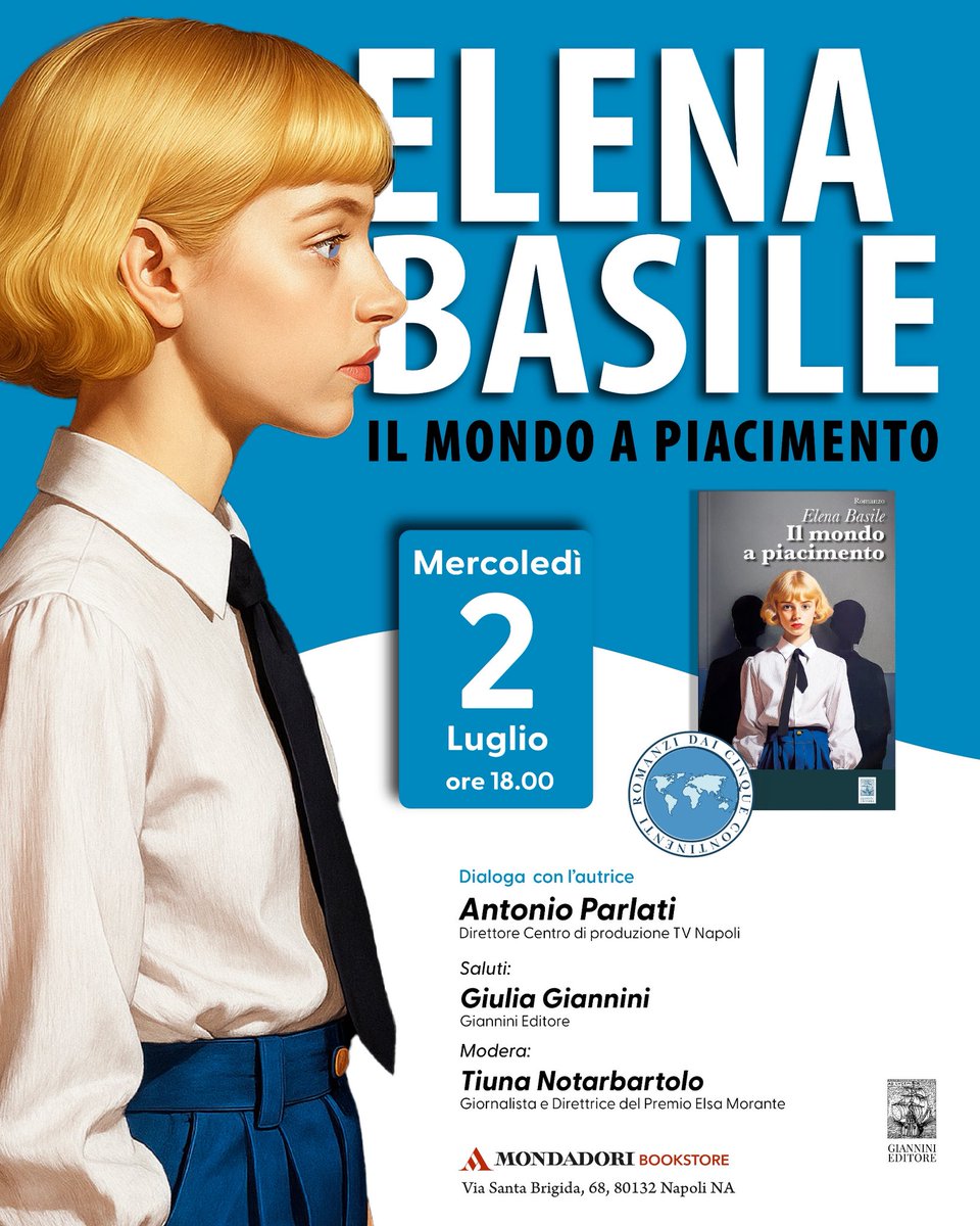 ElenaBasileIT's tweet image. Ma ci sarà qualcuno alla mondadori a Napoli domani 2 luglio alle 18?
Rispondo alle domande di politica solo se leggete il libro😊