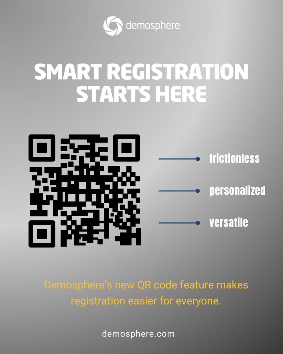 Demosphere’s new QR code feature makes registration smoother, faster, and more direct for you and your families. 

Smart registration starts here.

🔗 Learn more: loom.ly/wJ7OUF8