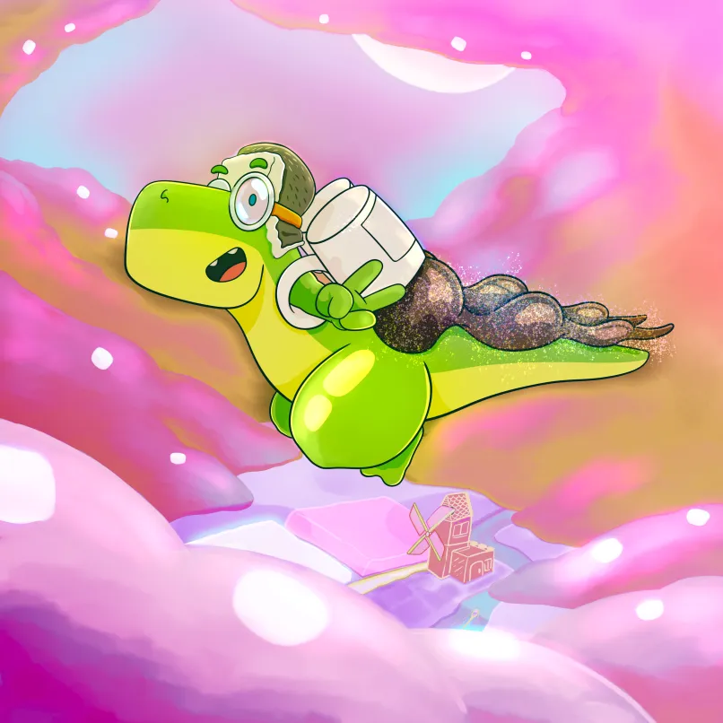 Another month filled with GM has gone by 🦖

For a year now the #GraouMorningClub has posted daily GM messages.
Again they have received an NFT made with love by <a href="/TemoanaART/">temoana</a> 

Here is the team of #DinoVox Ambassadors/Graouvernors who brighten your days ☀️

<a href="/TemoanaART/">temoana</a>