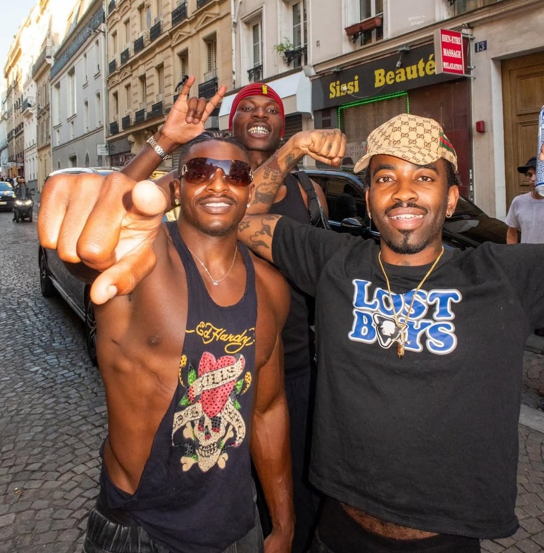 Len &amp; Travy with JELEEL! in Paris