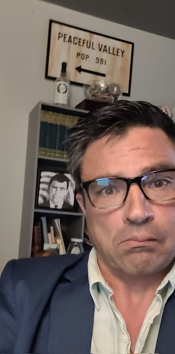 About to record our Banter and Breakdown <a href="/ClownsTriple/">THE TRIPLE CLOWNS NETWORK</a> for classic episode.,The Last Flight.  Waking for Buck... but I can't help but feel  someone is over my shoulder....