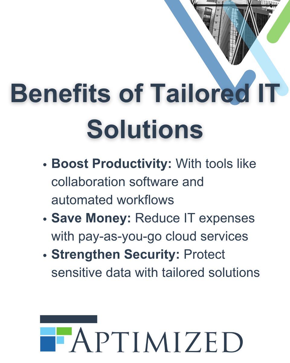 aptimized's tweet photo. Looking for affordable IT solutions for your small business? Discover budget-friendly tools that boost security and efficiency, without breaking the bank.

Learn more: https://t.co/xFlz3htxtp

#SmallBusinessIT #AffordableIT #ITSecurity #Aptimized https://t.co/Ztcyc1sTcW