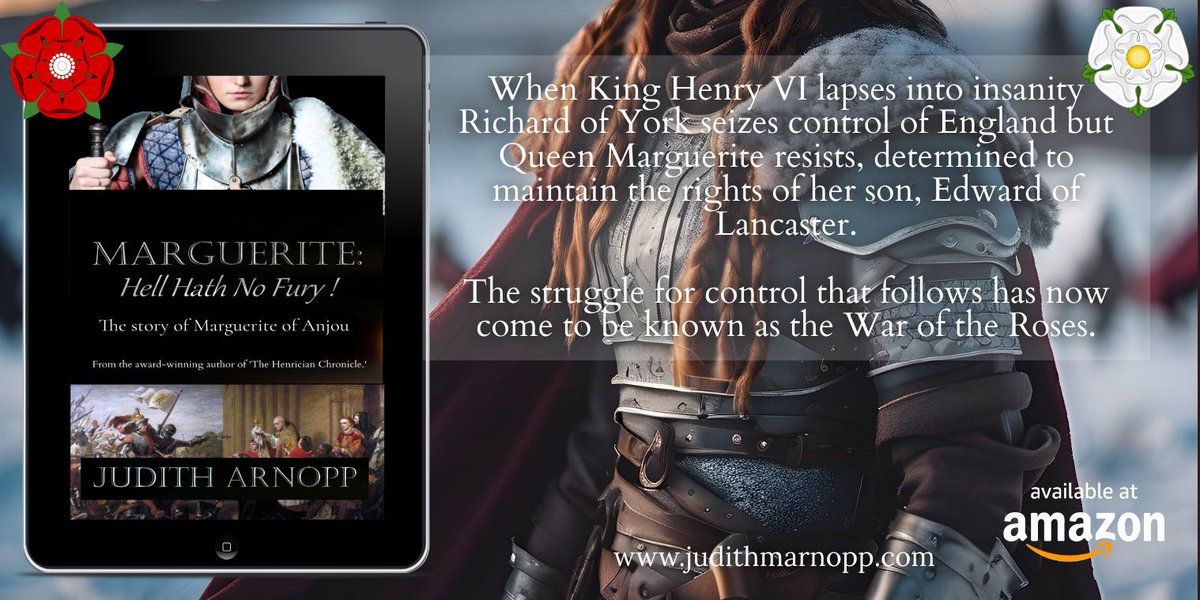 'Marguerite names her enemies, speaks her truth, and reclaims a narrative that history has too often denied her. Her fury is righteous, her grief palpable.' Review

mybook.to/mhhnf

#NewRelease Historical Fiction Medieval war of the roses