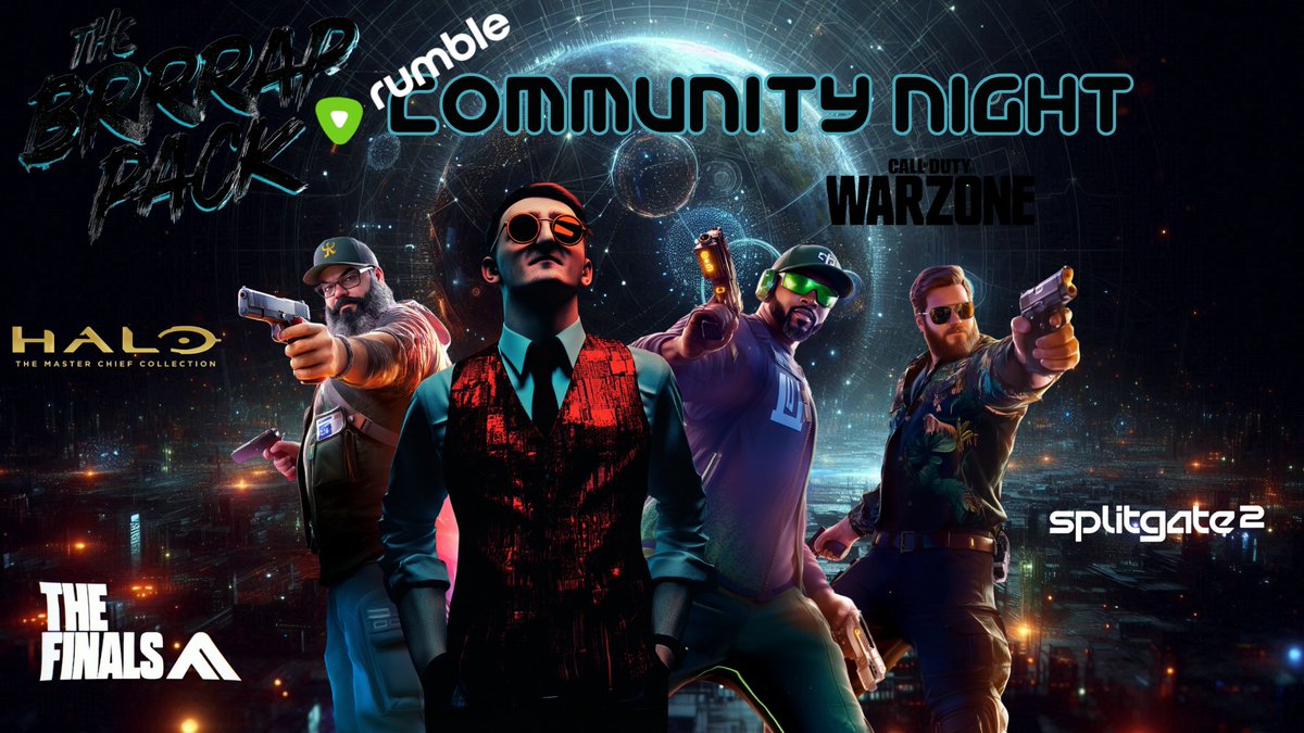 Meisters of Madness (@meistersmadness) on Twitter photo To all our <a href="/GamingOnRumble/">Gaming on Rumble 🏴☠️</a> creators! The <a href="/BrrrapPack/">The Brrrap Pack</a> officially invites you to come game with us this Thursday night 7/3 at 6pm EST! The below Packers will be playing a variety of multiplayer games with you! Come embrace the Madness with us!
<a href="/Fragniac/">Fragniac 🎮 🌐</a>
<a href="/BigTallRedneck/">Redd</a> To all our <a href="/GamingOnRumble/">Gaming on Rumble 🏴☠️</a> creators! The <a href="/BrrrapPack/">The Brrrap Pack</a> officially invites you to come game with us this Thursday night 7/3 at 6pm EST! The below Packers will be playing a variety of multiplayer games with you! Come embrace the Madness with us!
<a href="/Fragniac/">Fragniac 🎮 🌐</a>
<a href="/BigTallRedneck/">Redd</a>