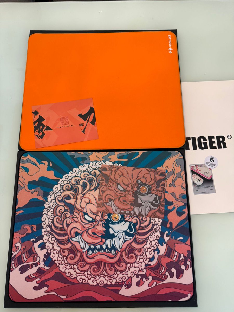 hoje recebi essas 2 belezuras da <a href="/EspTiger_Global/">EspTiger 竞虎</a> disponível no site da <a href="/Customicegg/">Customice</a>, primeiro dia testando o Tang Dao que é o laranja e estou curtindo demais, textura e acabamento perfeito. Em breve volto com um review mais completo deles

Tai Bao esteticamente é sinistro mas