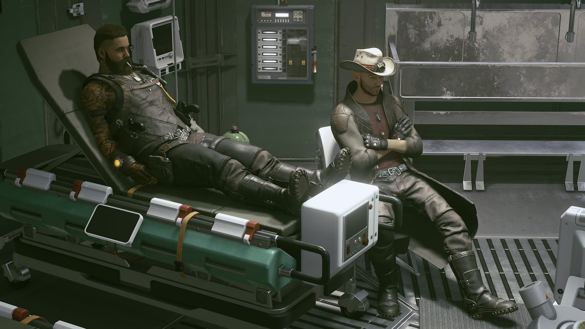 Cleared out a local deserted UC outpost with TJ tonight. Ended up taking one too many slugs to the gut. Just waiting on the Doc to patch me up now. We should be good to go again tomorrow. Until then, goodnight spaceland. 💫🫡 #Starfield