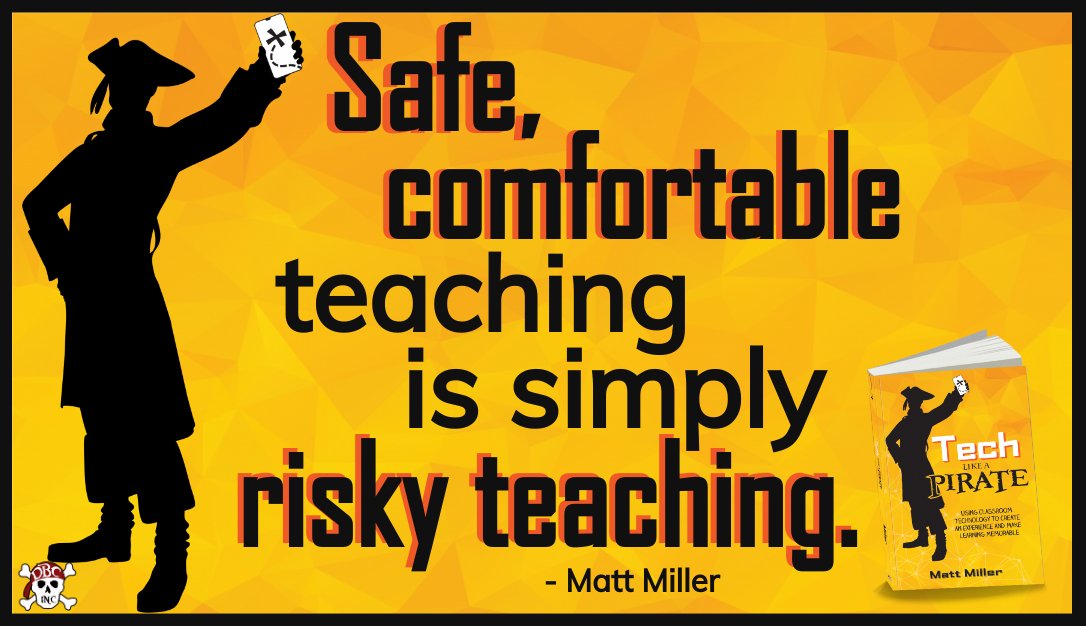 Dave Burgess Consulting, Inc. (@dbc_inc) on Twitter photo "Save, comfortable teaching is simply risky teaching." - Matt Miller
📖 daveburgessconsulting.com/books/tech-lik…
#TechLAP #tlap #dbcincbooks <a href="/burgessdave/">Dave Burgess</a> <a href="/TaraMartinEDU/">Tara M Martin</a> <a href="/jmattmiller/">Matt Miller 🗑️</a> #ditchbook #ISTELive25 "Save, comfortable teaching is simply risky teaching." - Matt Miller
📖 daveburgessconsulting.com/books/tech-lik…
#TechLAP #tlap #dbcincbooks <a href="/burgessdave/">Dave Burgess</a> <a href="/TaraMartinEDU/">Tara M Martin</a> <a href="/jmattmiller/">Matt Miller 🗑️</a> #ditchbook #ISTELive25