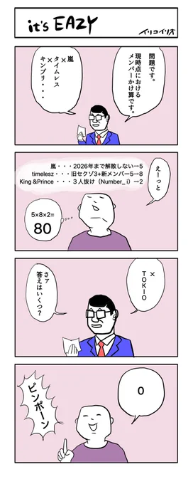 it's easy  #4コマ漫画 