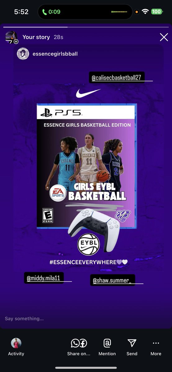 July is Here!!! 🔥☄️☄️☄️💜🖤💜🖤💜🖤<a href="/EssenceGirlsBB/">Essence Girls Basketball</a>