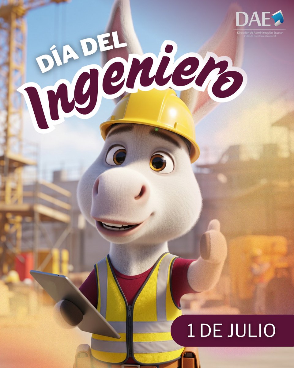 En cada innovación que impulsa el progreso, está el ingenio de un ingeniero.

Hoy, en el #DíaDelIngeniero, celebramos el talento y la dedicación de nuestros ingenieros politécnicos. Gracias por construir avances significativos, transformando ideas en realidad desde el #IPN 

#DAE