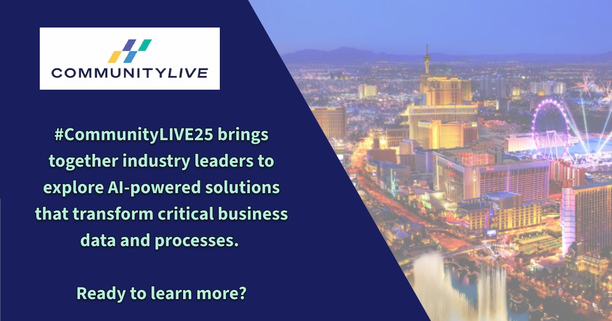 Hyland's tweet photo. Join us at #CommunityLIVE25 in Las Vegas, Aug 25-28! 🚀 Discover AI innovations and connect with your peers. Secure your seat! ✅ https://t.co/XmNVw22mNi 

#Hyland #CommunityLIVE25 #AgenticAI #ContentInnovation #DigitalTransformation #EnterpriseData https://t.co/qHviDk1CmX