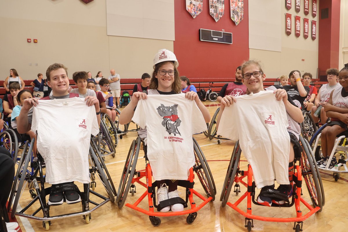 UA Adapted Athletics (@alabamaadapted) on Twitter photo Heading into championship day tomorrow🏆🏀
#RollTide | #AlabamaAdaptedAthletics Heading into championship day tomorrow🏆🏀
#RollTide | #AlabamaAdaptedAthletics