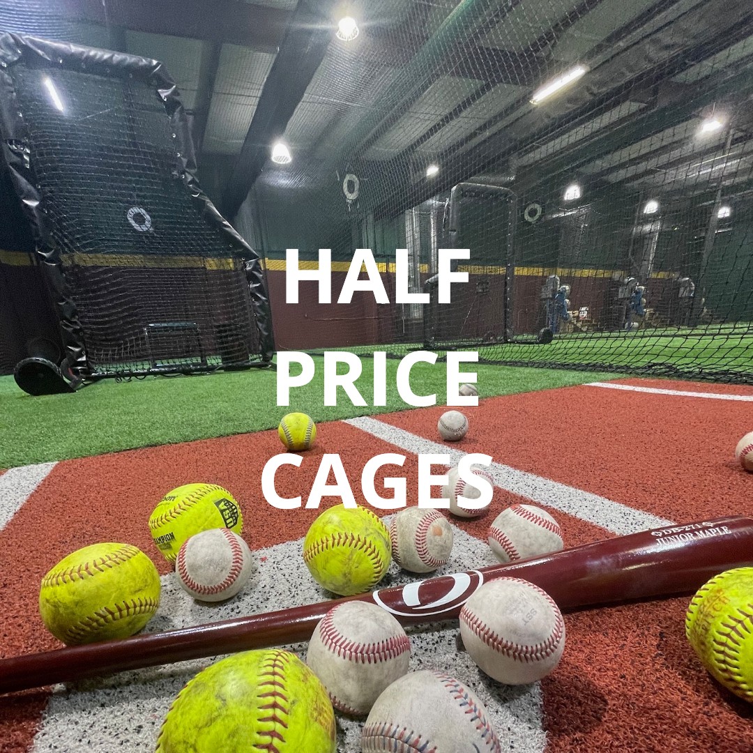 🎯 Half the Price, All the Swings! 🥎⚾ Enjoy half-price cages 7–9PM, Mon–Fri! Call to reserve: (254) 655-8500. Bring a buddy and let’s hit! 💥 #itswheretheplayersgo #CageRage