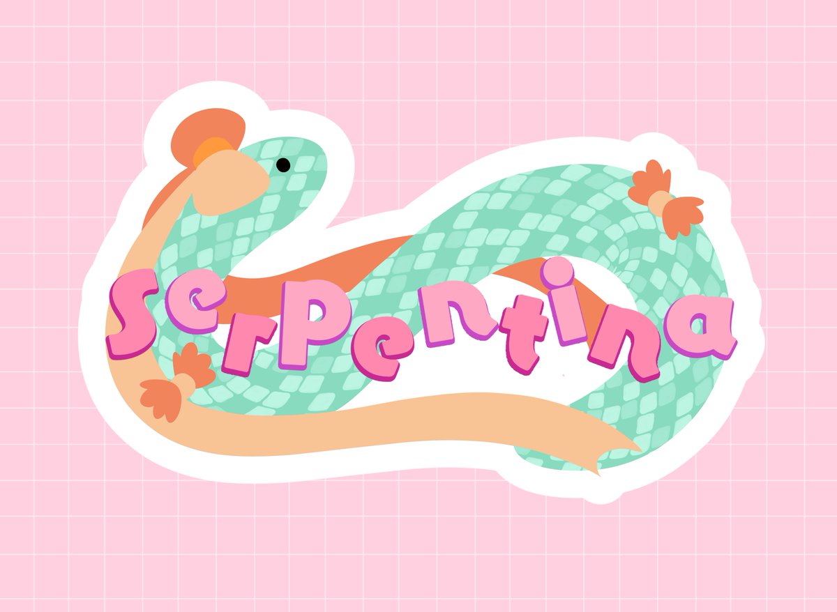 Finished logo for <a href="/lil_serpentina/">🐍 Serpentina 🌸 | Gorgon Lewd ENVtuber |</a>