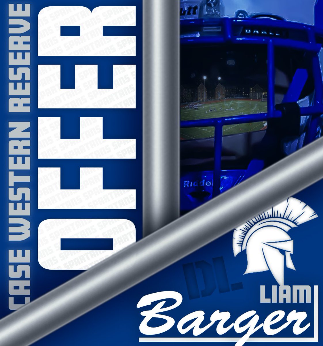 BargerLiam's tweet image. After a Great conversation with @CoachWMiller I am beyond blessed to receive an offer from Case Western Reserve University!! #PraiseGod #AGTG