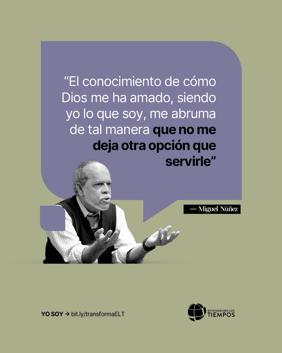 entendiendolt's tweet photo. YO SOY → https://t.co/0ROD5O0KKK

“El conocimiento de cómo Dios me ha amado, siendo yo lo que soy, me abruma de tal manera que no me deja otra opción que servirle”.

— Miguel Nuñez https://t.co/RLRnKQxSx3