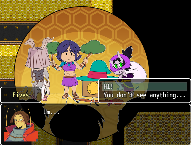 Chapter 5.0 is now live!
Saves are still transferable, and to access new content, simply start a new day or, if you don't have any old saves you care about, access it straight from the new came chapter select!