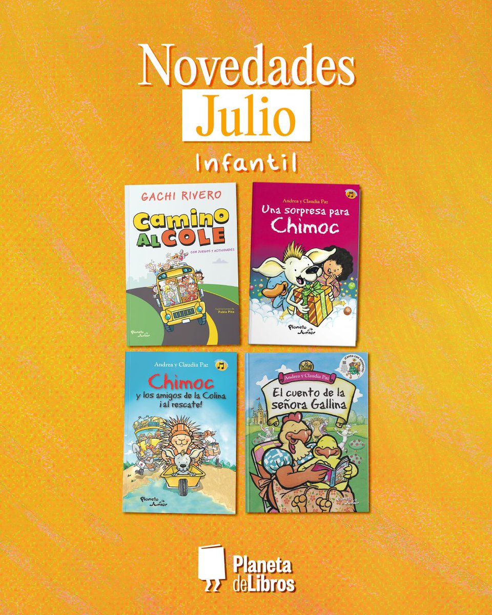 PlanetaLibrosPE's tweet image. ✨¡Julio llega cargado de historias para todas las edades!✨Desde novelas, hasta lecturas de no ficción y cuentos infantiles llenos de fantasía. 📚💥

👉 Desliza y conoce todas las novedades que trae este mes 📖

#NovedadesDeJulio #PlanetaDeLibrosPE #CreemosEnLosLibros