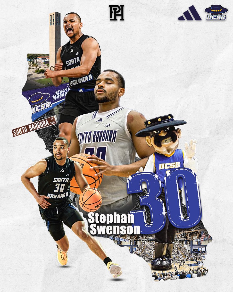 phvisuals1's tweet photo. Stephen Swenson graphic. @UCSBbasketball @30stephanD https://t.co/GumvWfRFsr