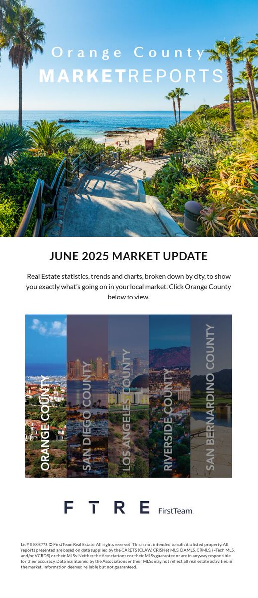 SoCal trends broken down by city. Now that appreciation has flattened we have been helping a lot of rental property owners 1031 Exchange into properties that cash flow better. Please reach out for an ROI comparison.