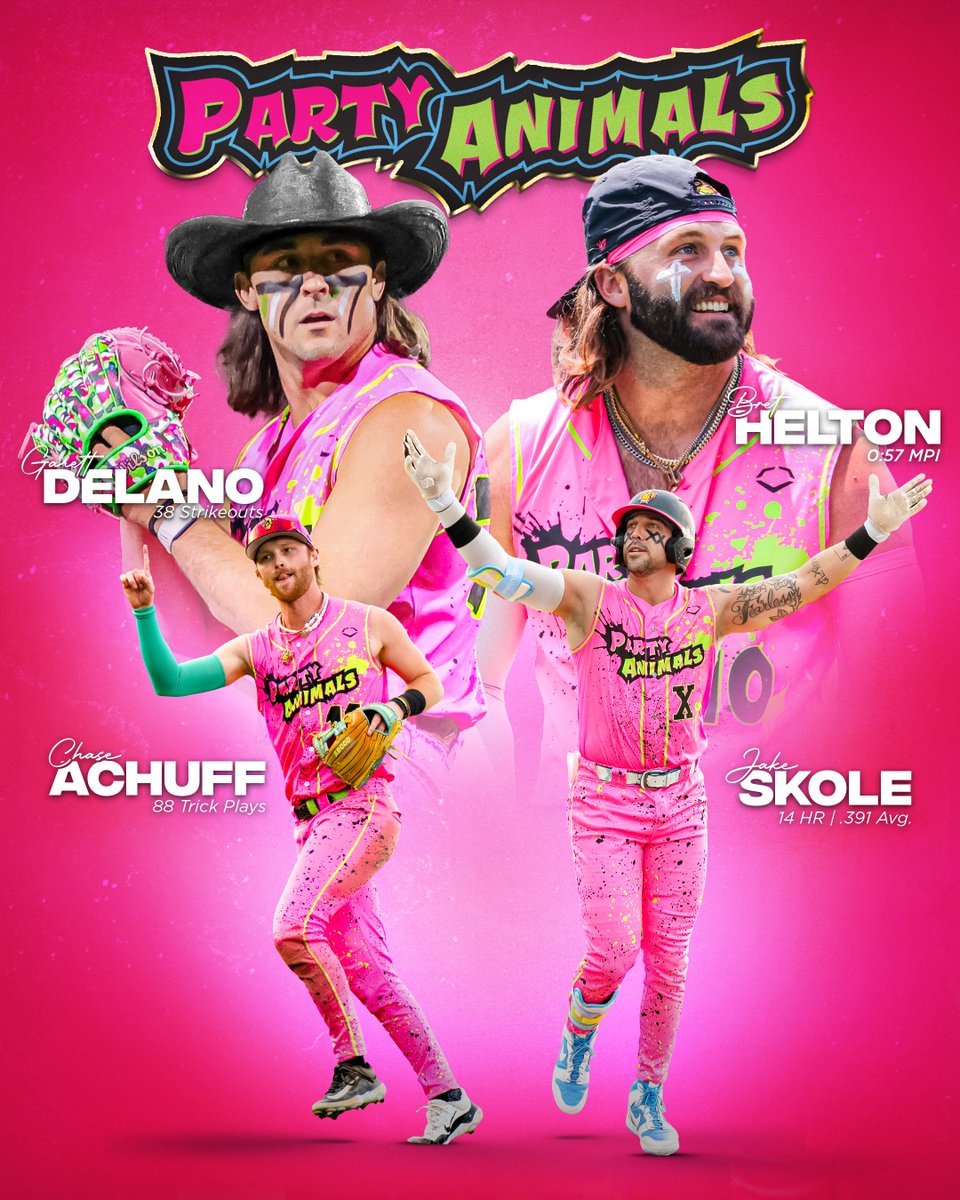 Leading the tour with a record of 30-18, the Party Animals continued their dominance in June with the help of these star players ⭐️
