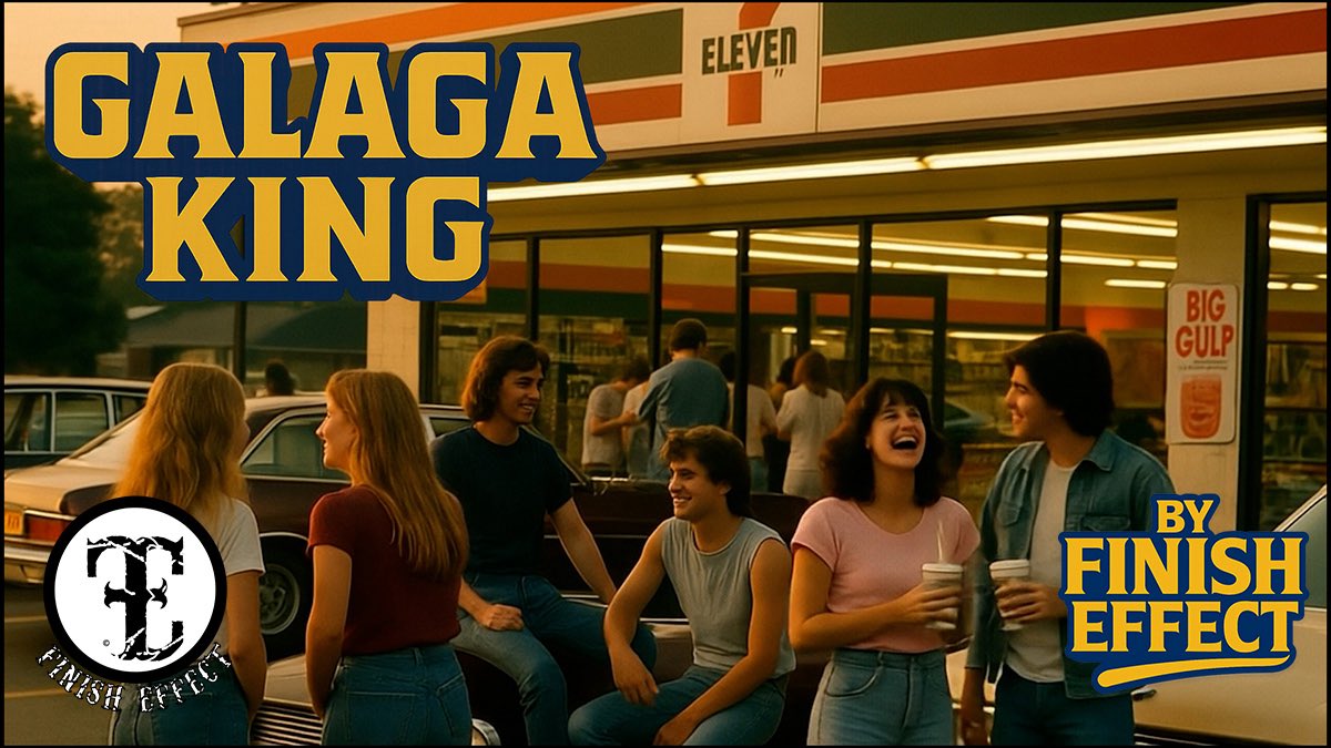 New Video Release: Galaga King - an ode to the days when reputations rose and fell based on one’s score on a video game at 7 Eleven. youtu.be/fR-7VPOUXnM?si…
#classicretrogaming #80sretrogaming