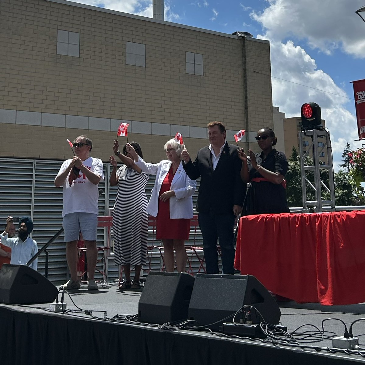 There is no better way to celebrate #CanadaDay than to welcome new citizens to our great country. Congratulations to the 60 new Canadians sworn in today at a special citizenship ceremony organized by London Heritage Council. #LdnOnt