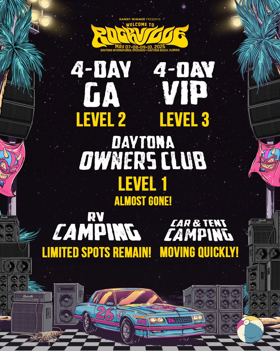 RockvilleFest's tweet image. Passes are cruising for 2026! 💨💨 Secure yours now as prices will increase as levels sell out! Don’t forget your camping spot and remember, layaway is available for as little as $1 down! on.welcometorockville.com/trk/JulyPassUp…