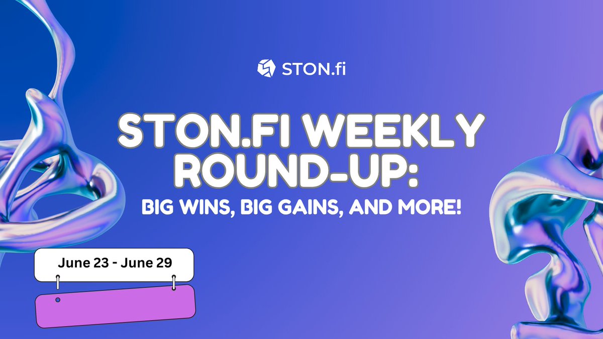 Sam_emi1's tweet photo. Last week in DeFi?
https://t.co/B7jUiHjNDf didn’t just show up — they dominated. 🗿🔥

Ambassadors popping off, integrations leveling up, and APRs that make TradFi cry.

Here’s the juice you missed if you blinked 🧵👇

#STONfi #DeFi  #TON #STONbassador https://t.co/eMkYzoIy2W