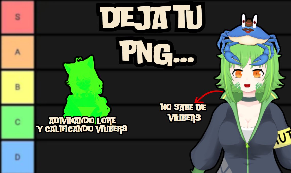 ✨VTUBERS✨
¡Este sábado "Wanii" hace su primera aparición!🐊

💚Por eso, estaremos calificando a sus VTubers para ir conociendo poco a poco esta hermosa comunidad ¡Manden sus PNG's y dejen que los juzgue con amor y cero contexto! 💙