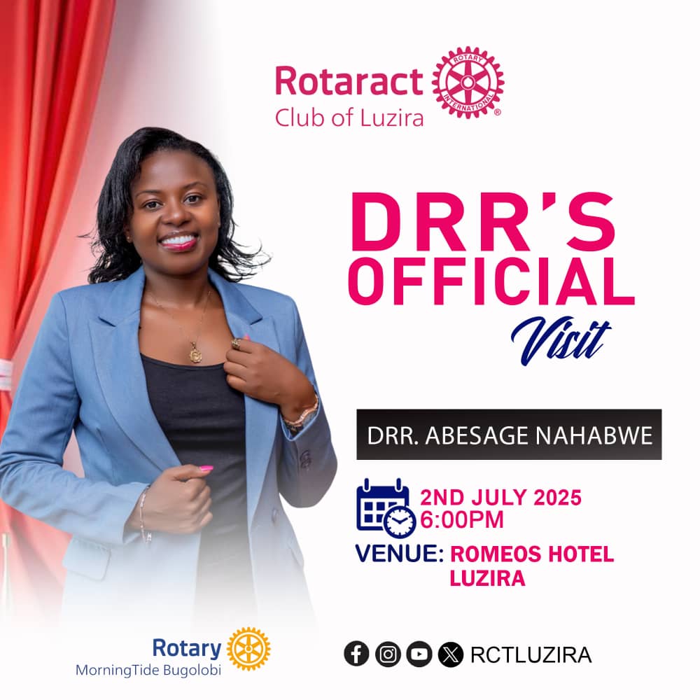 Rotaract Club of Luzira - The Wardens (@rctluzira) on Twitter photo Join us as We Welcome Our beloved DRR.Abesage Nahabwe for her official visit to the Club as she delivers her knowledge to us. Unity Presidents, Friends of the wardens and Partners in service you're welcome!
<a href="/AbesageN/">Nahabwe Abesage</a>
<a href="/amavaworld/">iamanya</a>
<a href="/RcMorningTide/">#Tiders</a>
<a href="/RotaractD9213/">Rotaract District 9213</a>
#UniteForGood Join us as We Welcome Our beloved DRR.Abesage Nahabwe for her official visit to the Club as she delivers her knowledge to us. Unity Presidents, Friends of the wardens and Partners in service you're welcome!
<a href="/AbesageN/">Nahabwe Abesage</a>
<a href="/amavaworld/">iamanya</a>
<a href="/RcMorningTide/">#Tiders</a>
<a href="/RotaractD9213/">Rotaract District 9213</a>
#UniteForGood