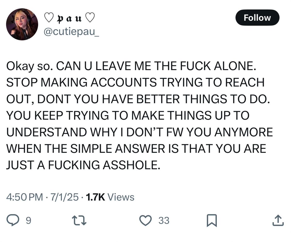 MK_BillStickers's tweet photo. we're blocking clout chasing you-know-whats in 2025 btw 💁‍♂️ 🚮 you all have ruined the scene https://t.co/1lrYBgc0OT