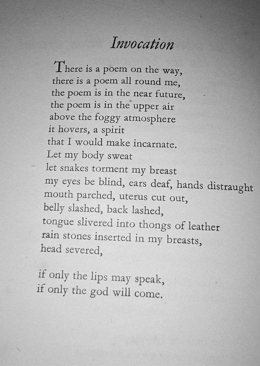 "Invocation"  by Kathleen Raine