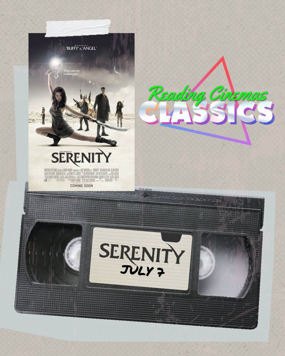 You can’t take the sky from me 🌌 Joss Whedon’s SERENITY is up next in our #ReadingClassics series Monday, July 7 – get your tickets now! 

readingcinemas.com
