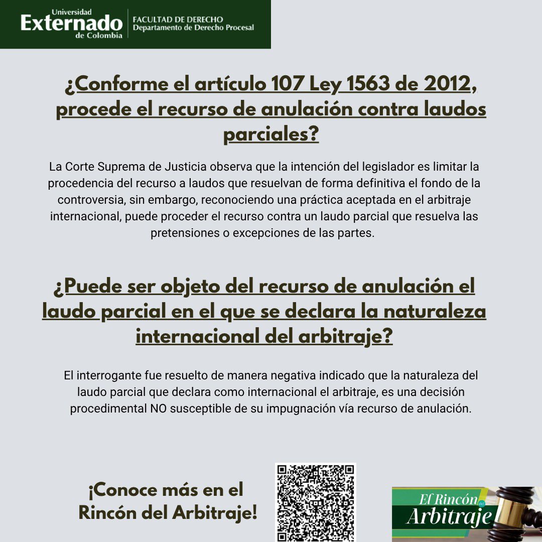 🗣️ ¿Es anulable el laudo arbitral parcial? 🏛️

⚖️ La Corte Suprema de Justicia en recurso de anulación ha delimitado su procedencia contra el laudo parcial que declara el arbitraje como internacional 📚

#derecho #derechoprocesal #arbitraje #internacional #abogados