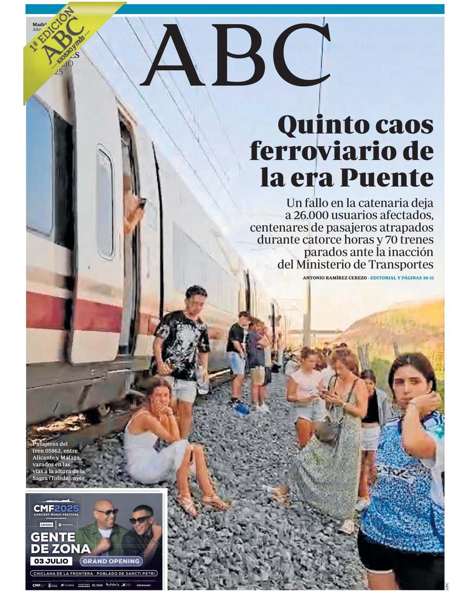 Inexplicable, habiendo sido Koldo consejero de Renfe, Ábalos ministro del ramo, Pardo de Vera presidenta de Adif… Oscar Puente hizo una auditoría y todo estaba bien… inexplicable.