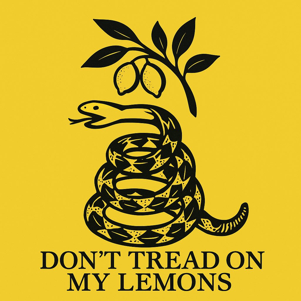 We’ve got lemon thieves everywhere — they just wear suits and call it legislation.🍋😂