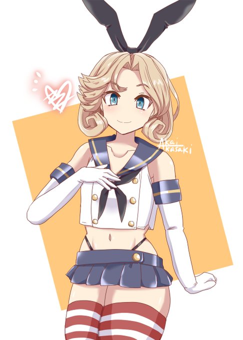 「提督、どーお? このJanusの姿は♡ 
 …ちょーっと露出が多いけど、とってもpreciousだと思わない?」
 以前から描いてみたいと思いながら数百年、発作的島風衣装ブームから天啓受けて、ジェーナスちん描いたんぞ 