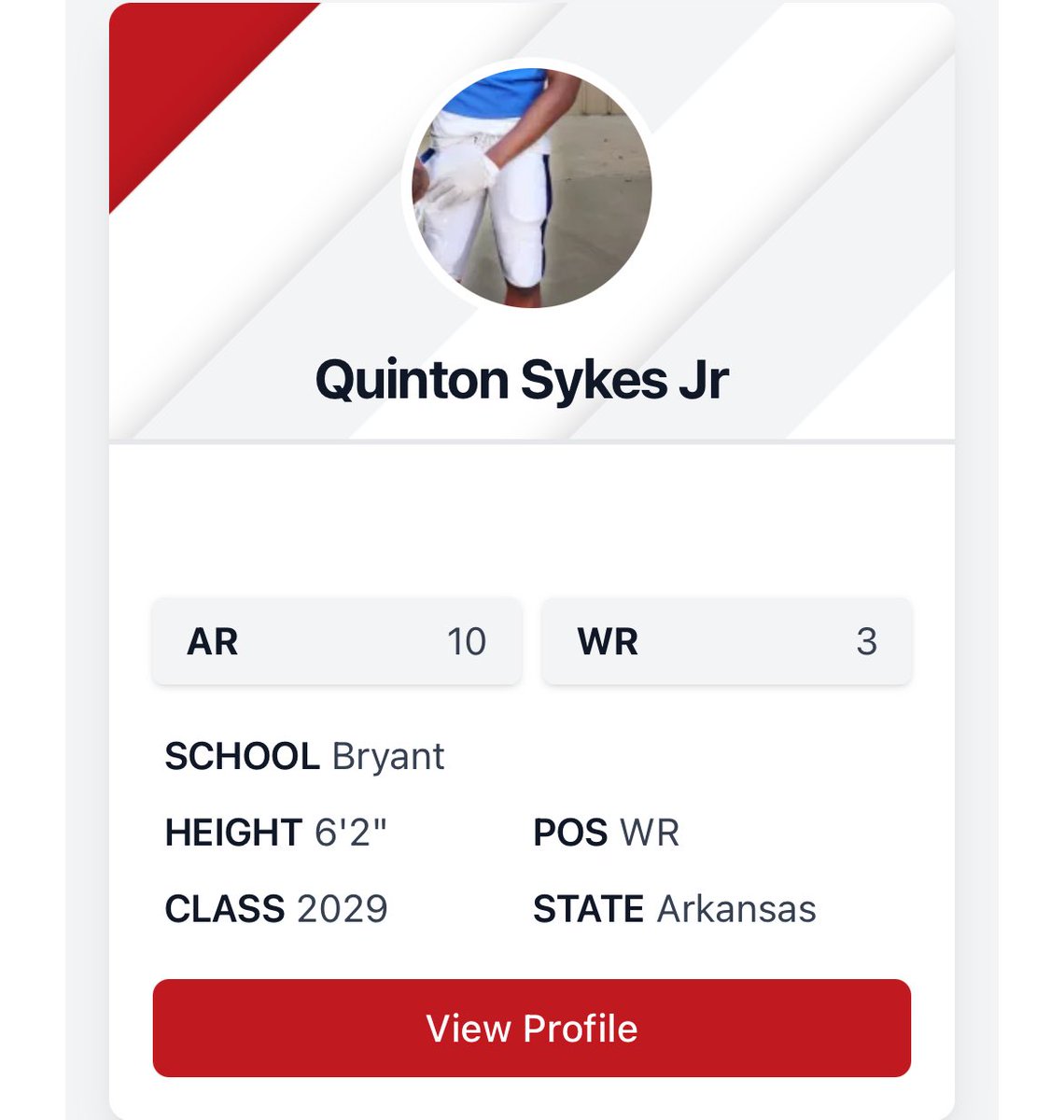 woopigsoii's tweet image. Bryant is very much like parkview with talent because they can develop like nobody else. @JZSummers8510 is a top qb in the state and could start on varsity now!! @QuintonSykesJr is a physical receiver that will fight for a first.