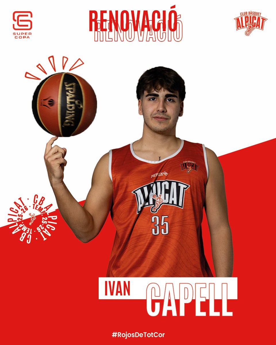 🖋️ RENOVACIÓ || IVAN CAPELL 🏹

🔝Jugador amb una gran projecció, Ivan ha destacat per la seva eficàcia des del perímetre i per la seva capacitat d’influir en el joc en moments clau. Amb una lectura intel·ligent i una bona execució tècnica.

#SuperCopa