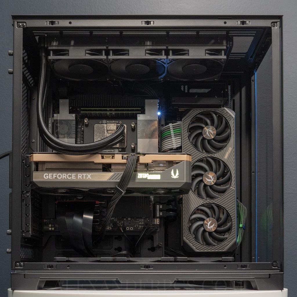AlexanderPCS's tweet image. Not every day we build a Threadripper 7970X rig with two RTX 5090s and 256GB ECC RAM. We streamed the whole thing—catch the VOD on our YouTube. This beast is headed to its forever home.
#RTX5090 #Threadripper #CustomPC #GamingPC #PCBuild