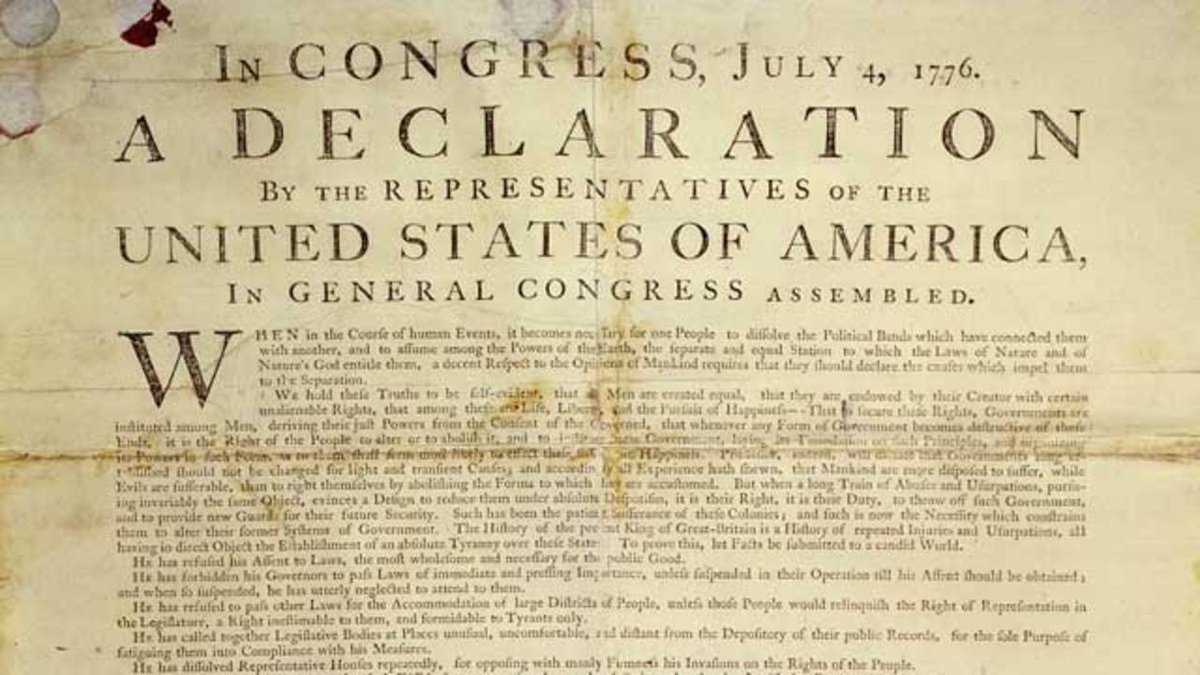 July 4, 1776 - The Declaration of Independence was approved by the Continental Congress.