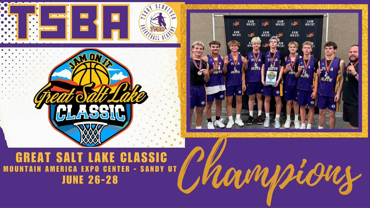 Took home the championship with my team at the Great Salt Lake Classic in Sandy, Utah! Proud the hard work &amp; grind we put in🏆

#GreatSaltLakeClassic #Champions #BasketballGrind #CollegeProspect #RecruitMe #BasketballRecruit #PGProspect #HoopDreams #NextUp #Exposure #Pointguard