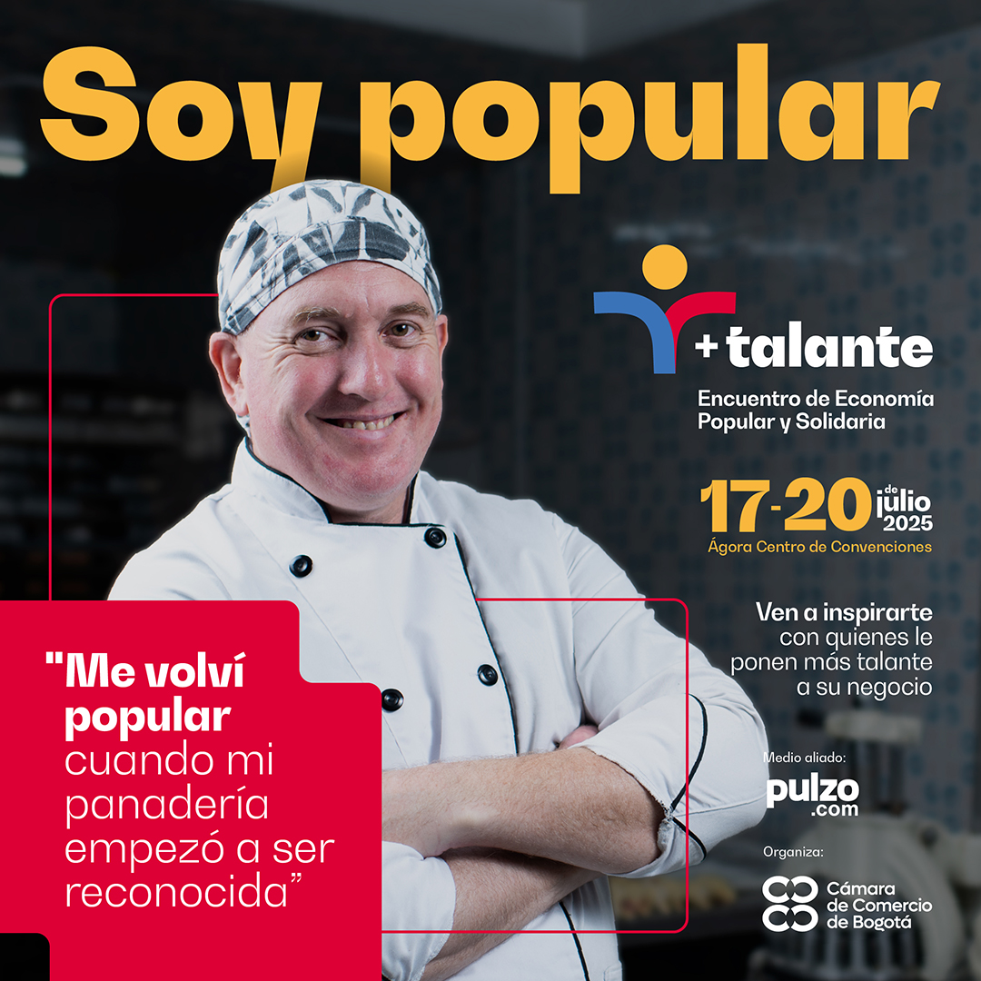 En +Talante celebramos a quienes hacen del trabajo diario una historia de crecimiento.

Panaderos, artesanos, comerciantes, productores… ¡todos con algo en común: talento y determinación!

📅 Del 17 al 20 de julio
📍 Ágora Bogotá
🔗 Regístrate en: mastalante.com
