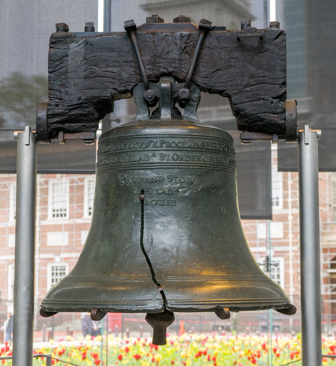 July 8th - 1835 Liberty Bell cracked