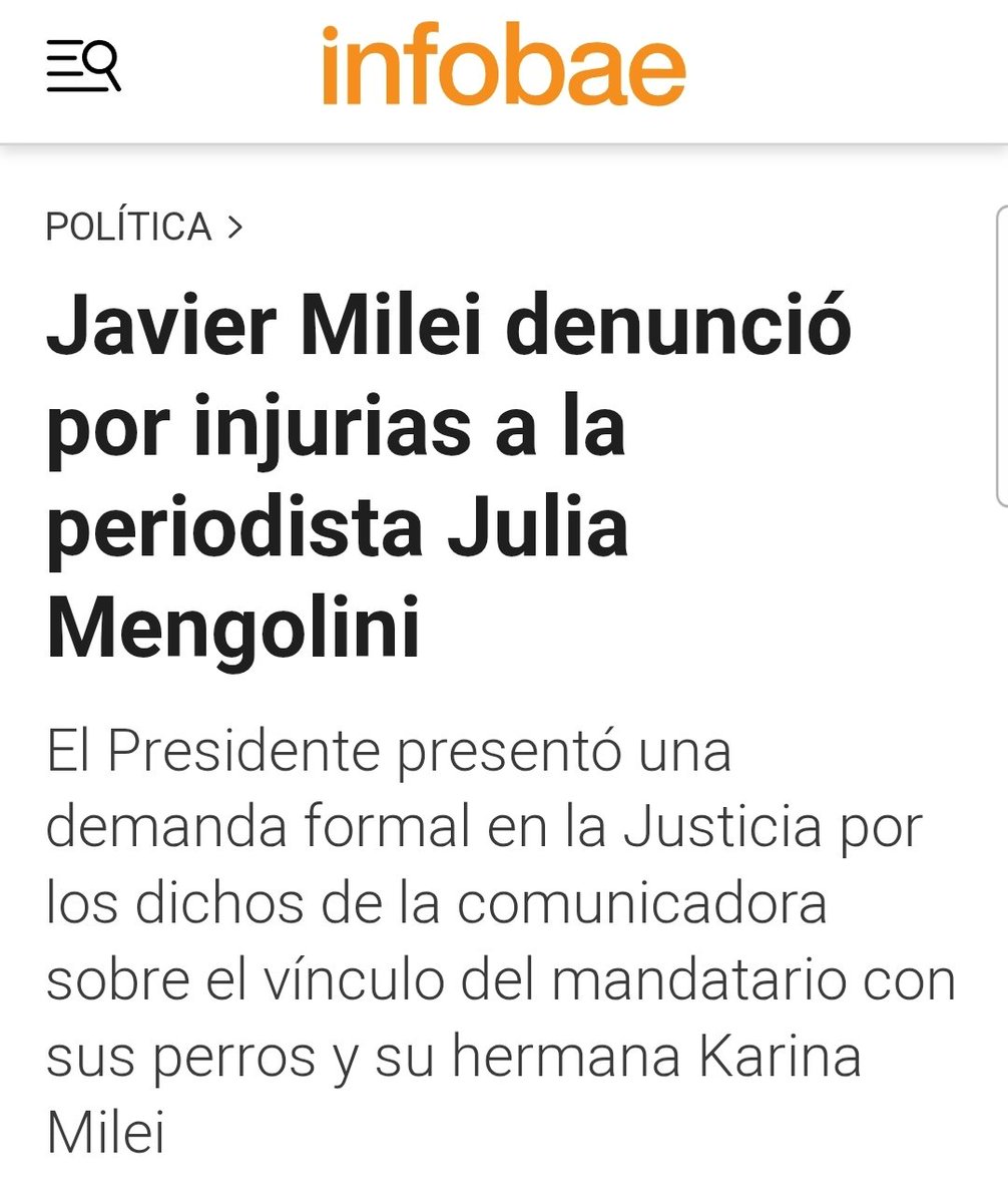 Presidente, esta radio no le tiene miedo. Julia tampoco.