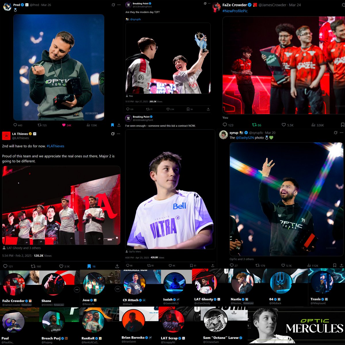 I'm available for photo work for anything. DM me to get to work. I would love to cover Halo, Rocket League, Valorant, CS, Sports, Concerts, anything, I just love photographing

I have covered <a href="/CODLeague/">Call of Duty League</a> events as a freelancer and have worked with teams like <a href="/TorontoUltra/">Toronto Ultra</a>,