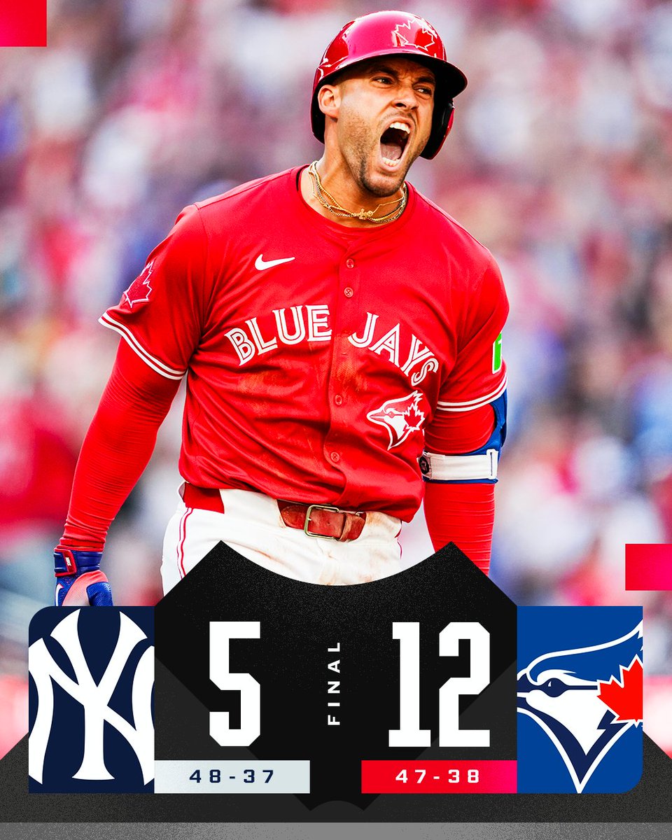 The <a href="/BlueJays/">Toronto Blue Jays</a> pick up a big win on #CanadaDay! 🇨🇦