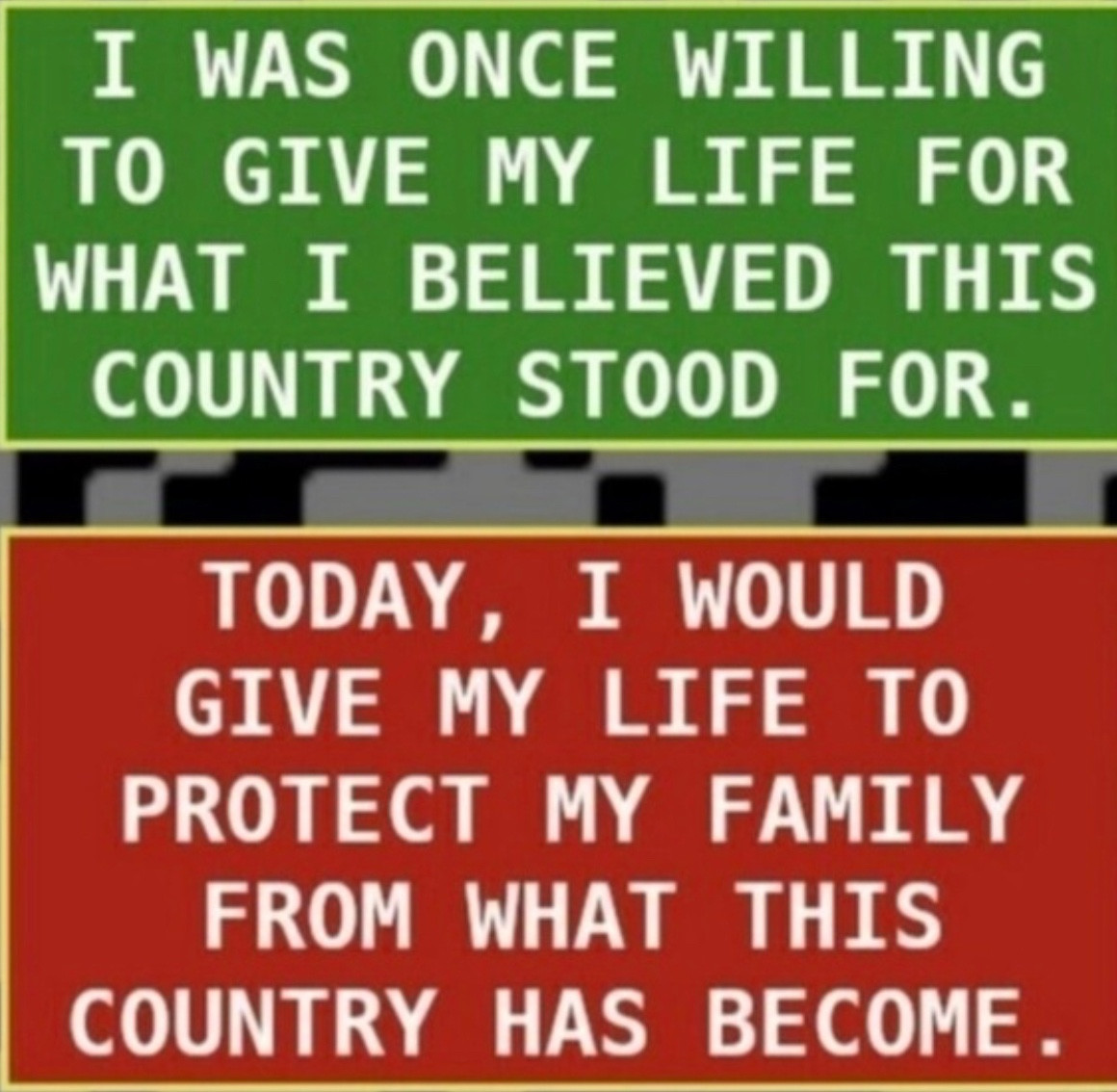 For the first time in all my 68 years, I will not be celebrating my country this 4th of July. 😪