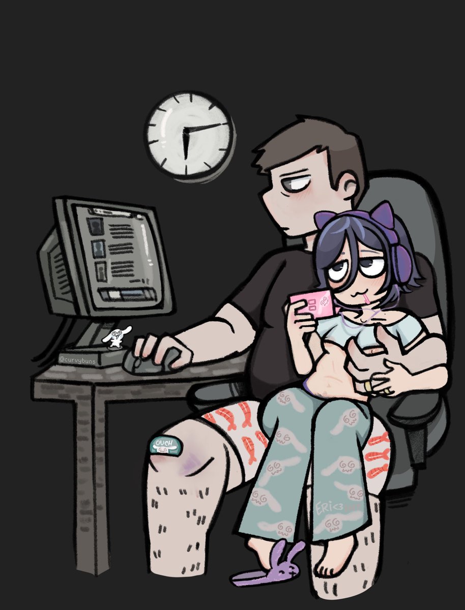 Work from home <3 #ClinicalTrialgame #ClinicalTrialFanart